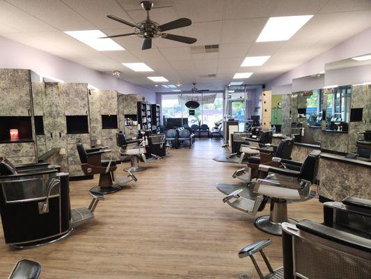 This is the inside of the new location of the Haircrew