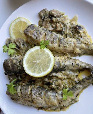 Grilled fish in Chefbae secret sauce