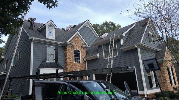 Atlas Chalet defective roof replaced by State Farm Insurance