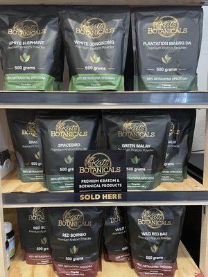 Kratom sold here!