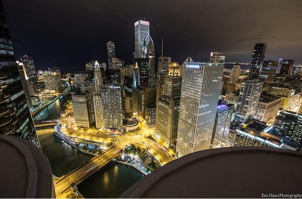 Kemper Building at night