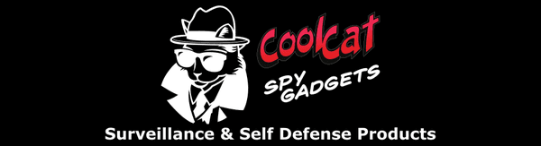 Banner and logo for CoolCat Spy Gadgets.