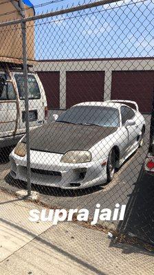 MK4 Toyota Supra rotting Outside