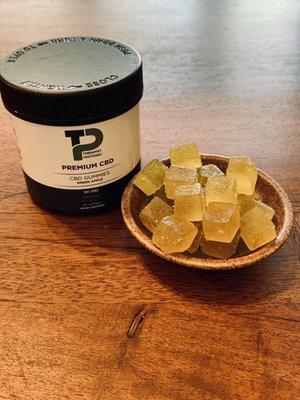 Delicious Green Apple CBD Gummies! Vegan & Gluten Free too.