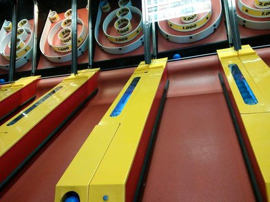 My son will never beat me at skee ball