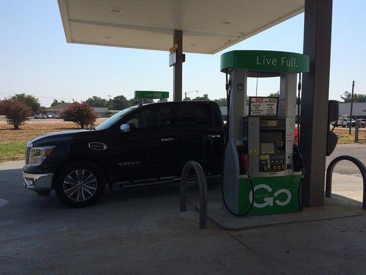 Brand new, user friendly gas pumps!