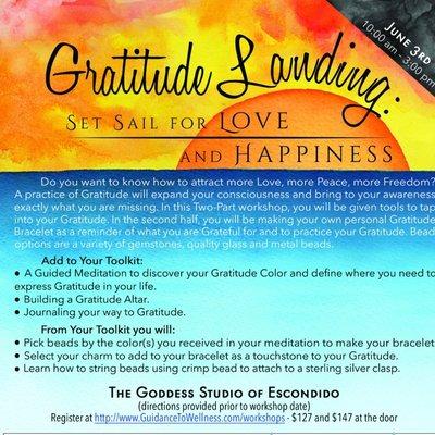 New Date for this Workshop Coming Soon!  http://www.GuidanceToWellness.com