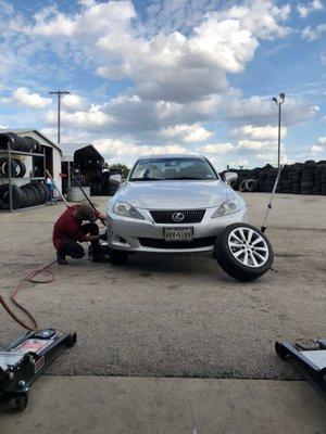 Getting new tires!