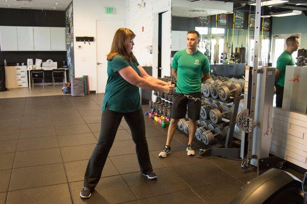 We provide custom exercise programs for every client.