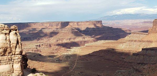 Wonderful Canyonlands with cloud shadows