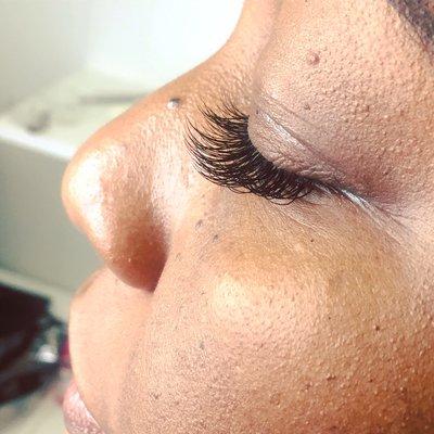 C curl eyelash extensions