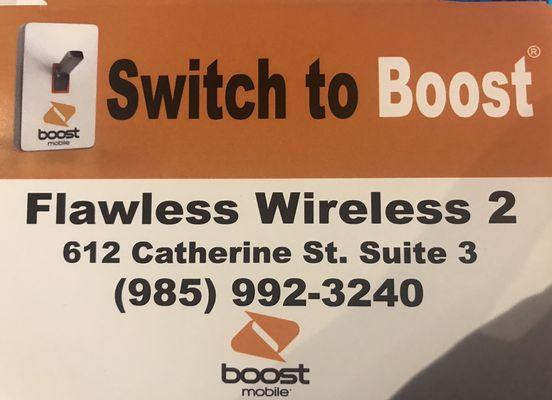 Located in boost mobile Patterson, la