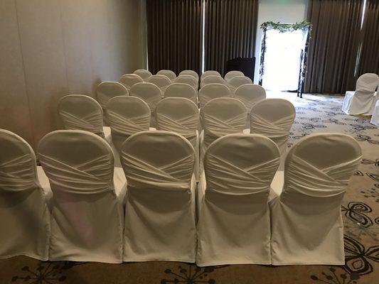 Ceremony style chair covers