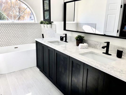 Marble vanity!