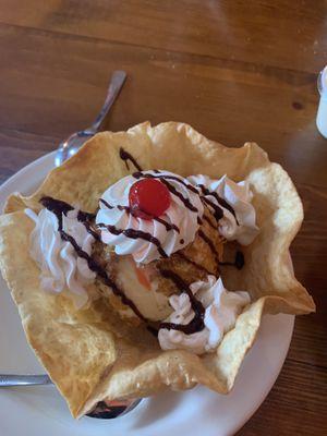 The fried ice cream