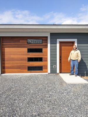 CHI Wood Accents door - Pete Ilus construction