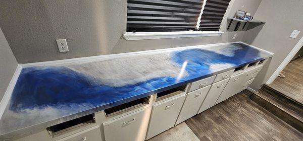 Epoxy countertop