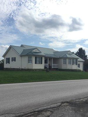 Ranch style home we get the pleasure of cleaning every year.