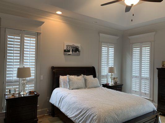 3 1/2" Woodlore Plus faux shutters from Norman.