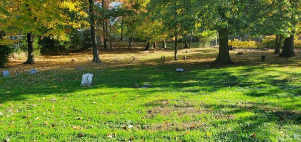 Graveyard next to hospital