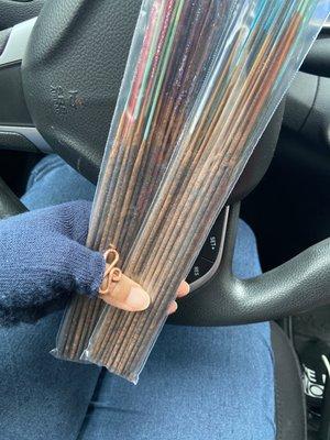 Incense re-up! Woop!