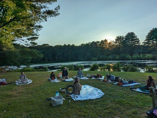 Outdoor Sound Bath at Ruby Cohen