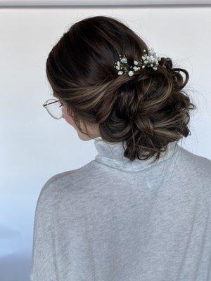 Wedding updo