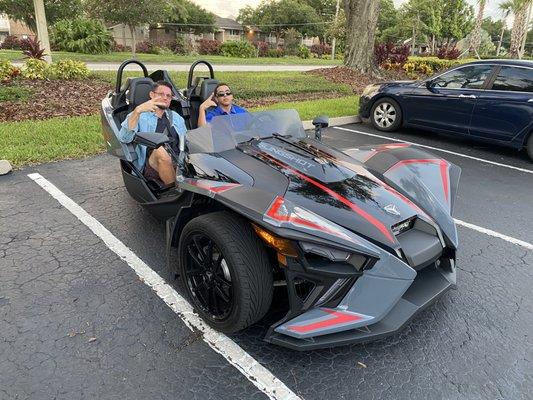 More happy customers! Book with us at Orlando Slingshot Rentals!