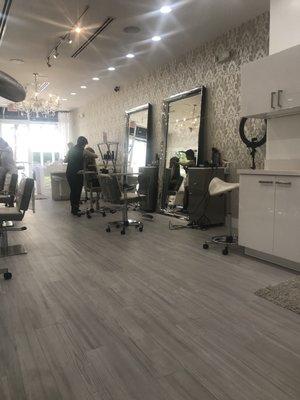 New salon is bigger and better! It's gorgeous