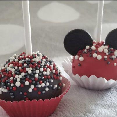 Mickey Mouse Theme Cake Pops