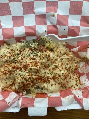 The homemade Seafood Alfredo is fire!