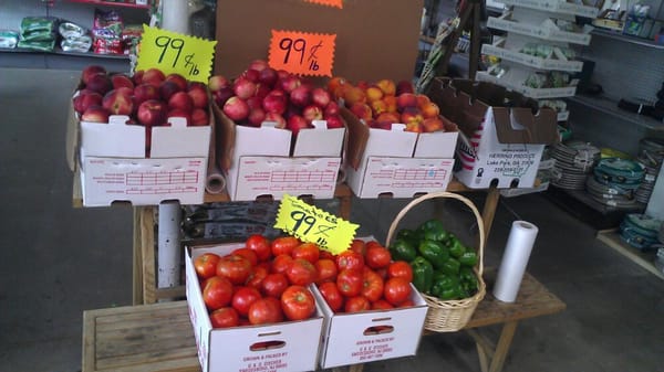 Fresh NY & NJ produce. Limited selection through.