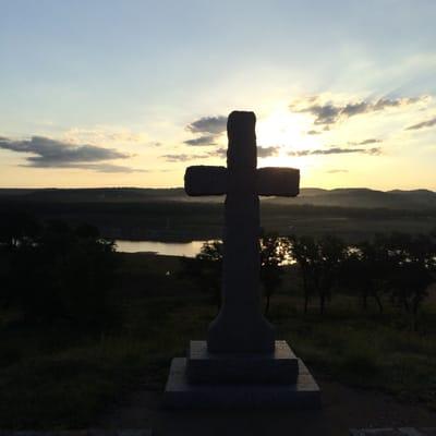 Prayer garden cross