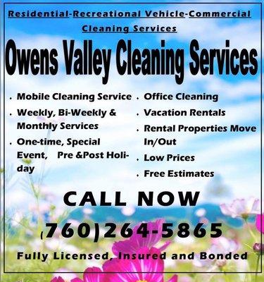 Find Us on Facebook @OVCleaningServices