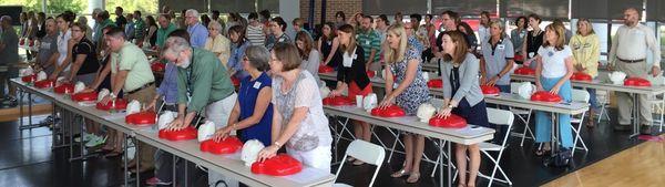 Large CPR Classes