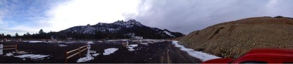 Pano taken last winter or so from the new RV park aspen peak is in the back ground