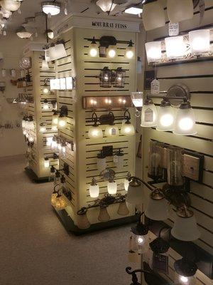 Great selection of vanity lights!