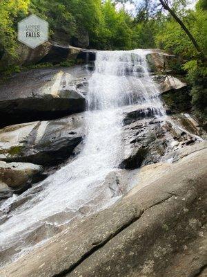 Main waterfall continues to slide another 20 feet or so on the left side past the point I was standing when I took this pic!