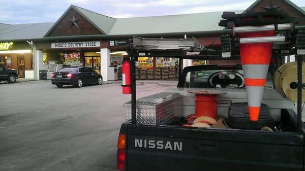 Bat mobile at Mike's county store in Magnolia