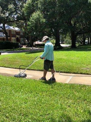 Surface Cleaning concrete