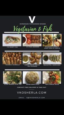 Vegetarian & Fish Specials Wednesdays & Sundays