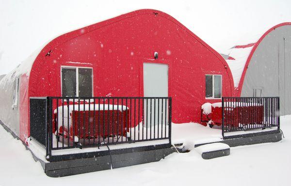 Temperature-controlled dormitory for workforce housing.