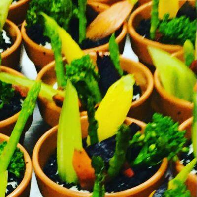 Edible garden flower pots