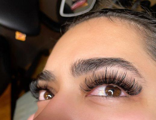 Strip lash look (wispy set)