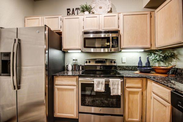 Kitchens Featuring Stainless Steel Appliances