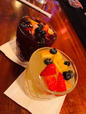 Happy hour sangria's $8