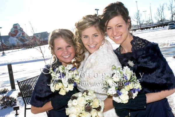 We do everything from up-dos for the bride to up-dos for the whole wedding party ( bridesmaids, flower girl, personal attenda...