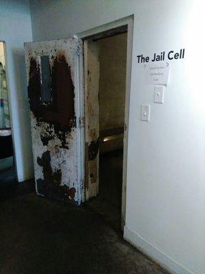 The jail cell-based rotating featured installation