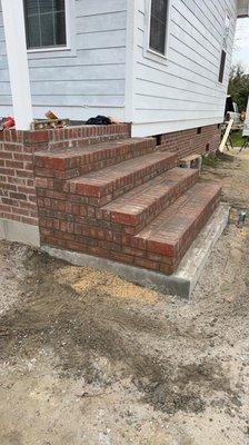 Brick steps