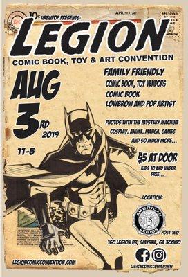 Legion Comic Book, Toy and Art Convention